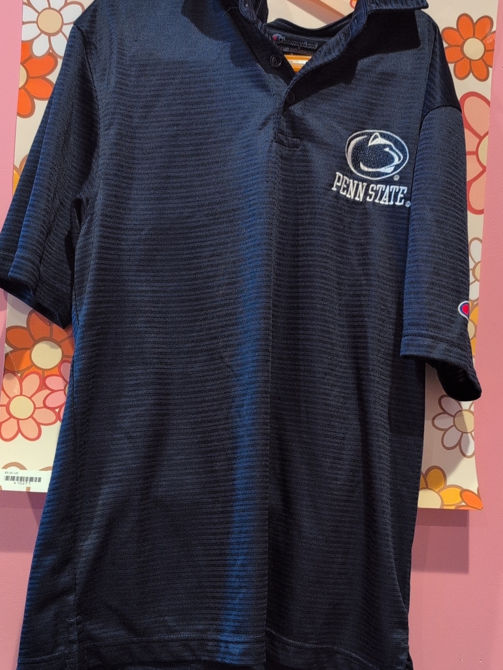 Champion Navy Penn State Polo Penn State Logo